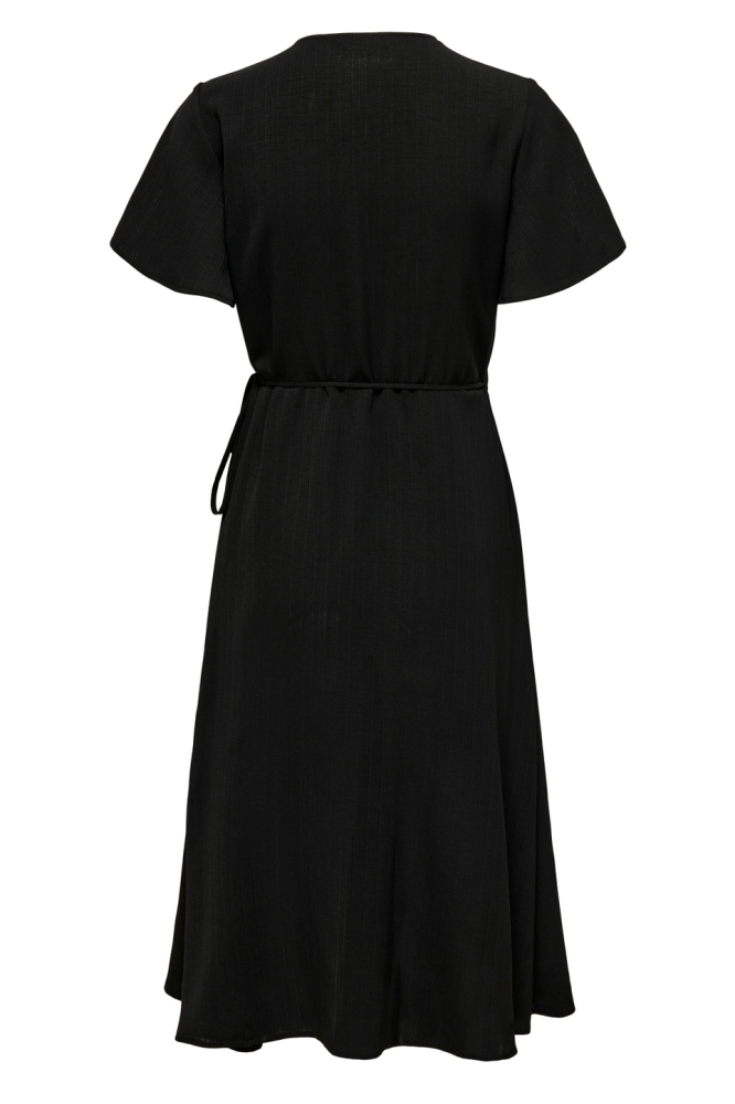 ONLCALI LIFE S/S MIDI WRAP DRESS WV 15269622 Black
